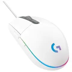 LOGITECH - Mouse g203 lights usb blanco