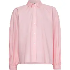 TOMMY HILFIGER - Camisa Con Mangas Raglán Y Corte Amplio