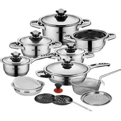 SWISSHOME DR HOFFMAN - Ollas Acero Quirurgico Hoffman 21 Piezas Nuevas