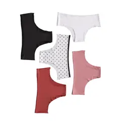 FORMAS INTIMAS - Cachetero Paq X5 Mujer Multicolor 78436