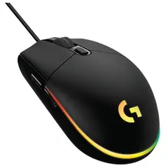 LOGITECH - Mouse g203 lights usb negro