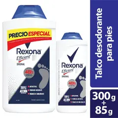 REXONA - Oferta Desodorante Pie Efficient Talco X 385g.---