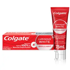 COLGATE - Crema Blanqueadora Luminous White Brillant 75ml