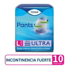 TENA - Pañal Pants Ultra Talla L X 10und