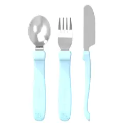 TWISTSHAKE - Set Cubiertos Azul 12m+ X 3und
