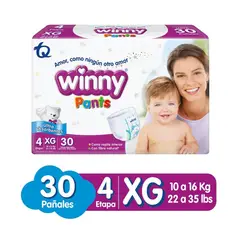 WINNY - Pañales Pants Etapa 4 X 30und