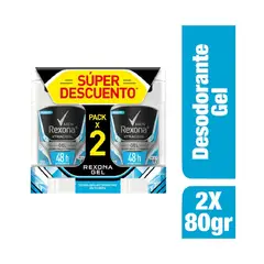 REXONA - Oferta Desodorante Men Xtracool Gel 2 X 80g