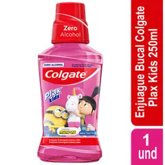 COLGATE - Enjuague Bucal Plax Kids Agnes & Fluffy X 250ml