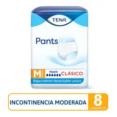 TENA - Pañal Pants Clasico Talla M X 8und
