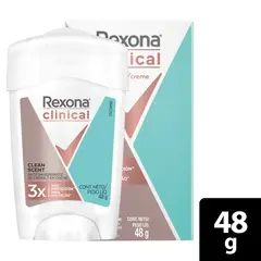 REXONA - Desodorante Clinical Clean Scent X 48g.---