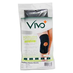 VIVO - Vivo+ Rodillera Rotula Abierta Md Negro