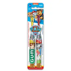 GUM - Cepillo Dental Paw Patrol Base Succion X 2und