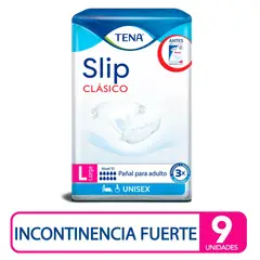 TENA - Pañal Slip Clasico Large X 9und