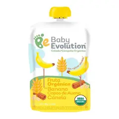 BABY EVOLUTION - Compota Banano Avena Canela X 99g