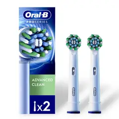 ORAL B - Cabezal de Repuesto Advanced Clean, Cepillo Eléctrico Oral-B