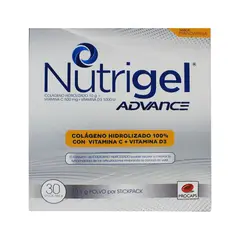 GENERICO - Nutrigel Advance Mandarina Polvo X 10,9gr X 30und