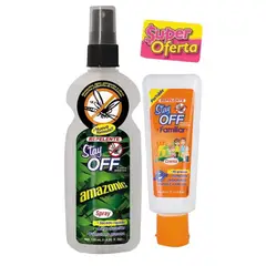 STAY OFF - Oferta Repelente Amazonic Spray 120ml + Crema X 60m