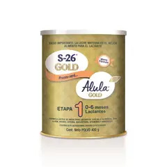 GENERICO - Formula Infantil S-26 Alula Gold Etapa 1 0-6m X 400g