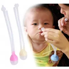 GENERICO - Aspirador nasal de succión para bebes - Rosa