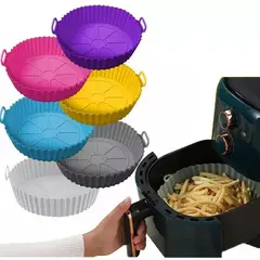 THE HOUSETRONICS - 3x Moldes Protector Para Freidora Air Fryer Silicona