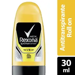 REXONA - Desodorante V8 Men Roll On X 30ml.---