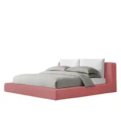 EKONOMODO COLOMBIA - Colchon Semidoble 1 Pillow con Cama en pino Astoria Salmon 120x190 cm