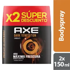AXE - Body Spray Dark Temptation Of. Esp. X 2uni X152ml.---