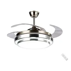 SANKEY - Ventilador de Techo Aspas Retráctiles Control Remoto y Lámpara