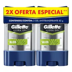 GILLETTE - Desoorante Hydra Gel Aloe 164g X 2und