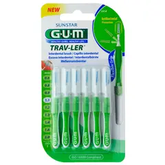 GUM - Cepillo Trav-ler Triangular 1.1mm X 6und