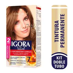 IGORA - Tinte Vital Permanente 7-65 Cafe Moca Claro Dt