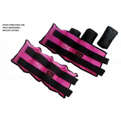 LAVEF - Pesas Tobilleras Graduables 20lb 10k par FUCSIA