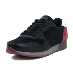 VILLABONR - Tenis Para Hombre Cuero VP-3035 Negro