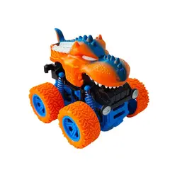 DAYOSHOP - Carro Monster Dinosaurio Rex Naranja De Cuerda Coleccionable Juguete