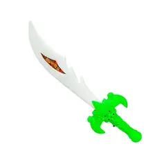 DAYOSHOP - Sable De Luz Espada Verde Luces Sonidos Disfraz + Baterias