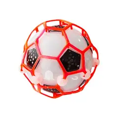 DAYOSHOP - Bola Saltarina Luces Juguete Interactivo Futbol Blanco + Baterias