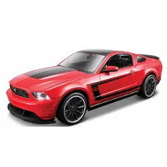 MAISTO - Carro A Escala 1/24 Ford Mustang Boss 302 Rojo Para Armar