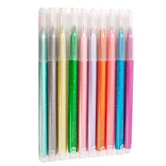 KIUT - Marcador Escarchado Kiut. Glitter x 10 Colores