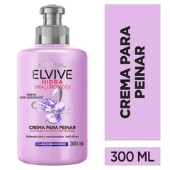 LOREAL - Crema Para Peinar Elvive Hidra Hialuronico X 300ml