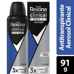 REXONA - Desodorante Clinical Expert Clean Men Spray X 150ml.---