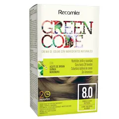 GENERICO - Tinte Green Code Rubio Claro Natural 8.0 X 50g