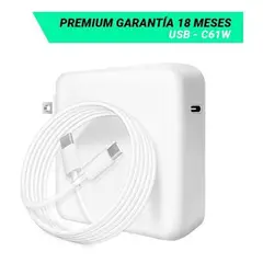 GENERICO - Cargador Compatible Para MacBook Pro A1989 Usb-c 61w