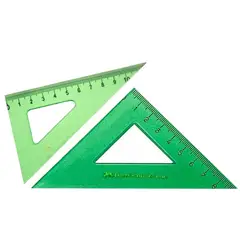 FABER CASTELL - Juego De Escuadras 45 Y 60 Grados X 12 Cms