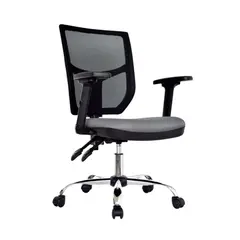 GENERICO - Silla Linen Ejecutiva Cromo