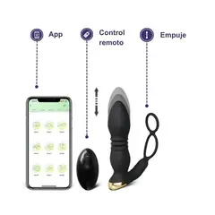 LUST - Vibrador Anal Empuje Con App Y Control Remoto