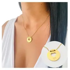 ACCESORIOS DE EVA - Cadena para Mujer en Acero Inoxidable Love Dorado