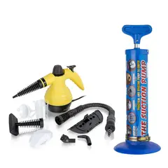 ENERGY PLUS - Combo Limpiador a Vapor Bomba de Succión destapa cañerías