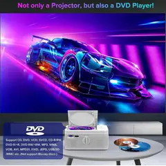 ELEGANT - VIDEO BEAM / proyector Bigasuo 2022 Nativo 1080p Blthoot,7k Lx Hdmi,