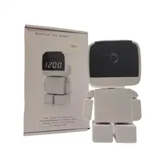 TECNOHOGAR JS - Camara De Seguridad Wifi Robot Monitor 360° Pantalla Digital