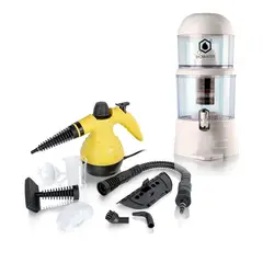 ENERGY PLUS - Combo Limpiador a Vapor multiusos + Filtro de Agua Chef Master